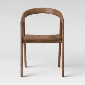 77570695 Project 62 Lana Curved Back Dining Chair Brown -