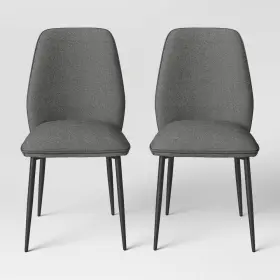 83873888 Project 62 2pk Candelaria Upholstered Dining Chairs Light Gray -