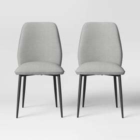 Project 62 83873889 2pk Candelaria Upholstered Dining Chairs Beige -