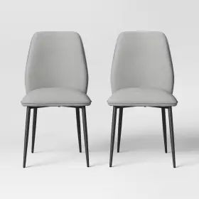 83873889 Project 62 2pk Candelaria Upholstered Dining Chairs Beige -