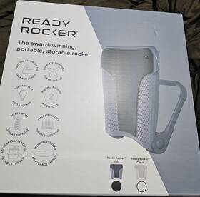 Ready Rocker Mmv1rgrry Slate Portable Storable Gray Matte Metal Frame Indoor