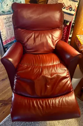 Recliner 604015828071 Deep Red Electric Chair