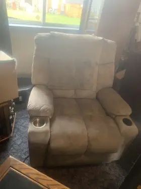 6160-7549 Recliner Mcombo Large Power Lift Chair With Massage And Heat Fabric 7549