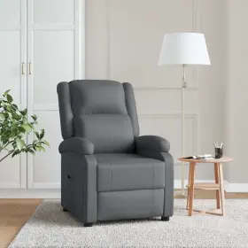 Recliner Anthracite Faux Leather 720286052976