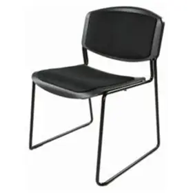 4450bk Regency Zeng Polypropylene Padded Stacker - Black