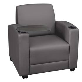 Regency 7701nsaggy Nova Arm Chair With 360-degree Swiveling Tablet Grey Upholstery Ash
