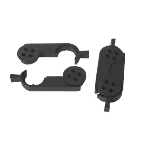 Bptc2 Regency Table Connector Set Of 2 - Black