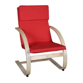 Hd2000ntrd Regency Baha Natural And Red Bentwood Reclining Chair