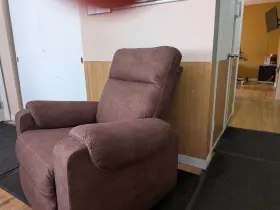 Ra-prk-s1-m2-ct Relax-a-lounger Microfiber Recliner Chair Brown Reclining Living Room Furniture Soft