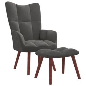Relaxing Chair Stool Dark Grey 720286424346 With