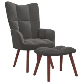 Relaxing Chair Stool Dark Grey 720286424346 With