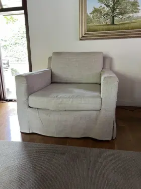 57020010 Restoration Hardware Rh Belgian Track Arm Collection Slipcovered Chairs Set Of 2