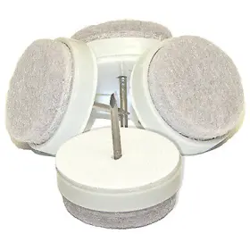 23134tv Richelieu America Ltd Furniture Felt Glides Nail-on With Adhesive Tan Round 1- Inch 8-pk. -23134tv