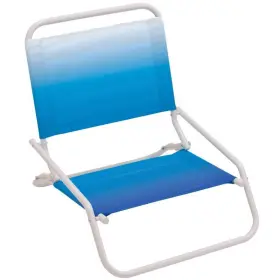 Sc560-2503bpk8 Rio Brands 1-position Blue/white Beach Chair