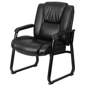 Ffif11082bk Roseto Ffif11082 29 Inch W Leather Accent Chair - Black