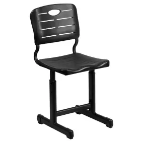 Ffif19173bk Roseto Ffif19173 16-1/4 Inch W Plastic Framed Classroom Chair - Black