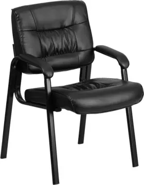Ffif40777 Roseto 24 Inch W Leather Blend Reception Chair