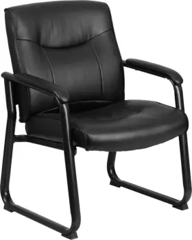 Ffif41484bk Roseto Ffif41484 39-1/4 Inch Leathersoft Mid Back Accent Chair - Black