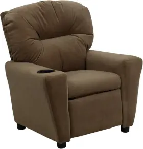 Ffif64714 Roseto 28 Inch Tall Wood Framed Microfiber Standard