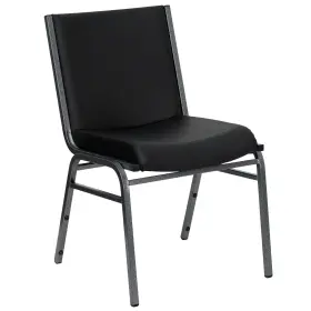 Ffif66668bk Roseto Ffif66668 Hercules 19-3/4 Inch W Metal Framed Vinyl Stackable - Black