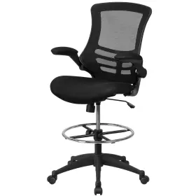 Ffif82986bk Roseto Ffif82986 24.5 Inch W Fabric Drafting Chair - Black