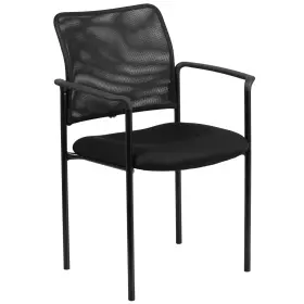 Ffif92812bk Roseto Ffif92812 23-1/2 Inch W Metal Framed Mesh Stackable Occasional - Black