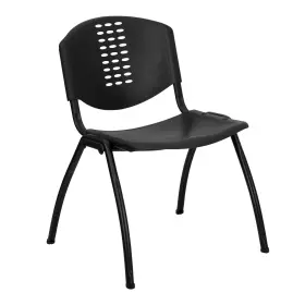 Ffif93283bk Roseto Ffif93283 Hercules 18 Inch W Metal Framed Stackable Occasional - Black