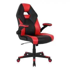 Hlc-3751b Rs Gaming Bk Red Realspace Rgx Faux-leather High-back Chair Black/red