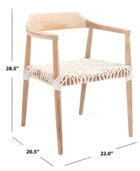 2172756678 Safavieh Ach1005a Munro Lther Woven Accent Chair Reduced Price