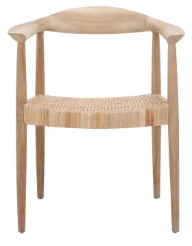 Ach1007a Safavieh Home Collection Sijo Wood Accent Chair Fully Assembled Natural Te