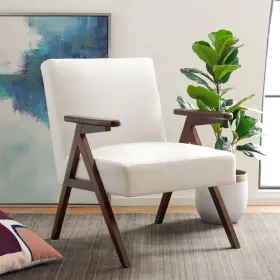 Ach4007d Safavieh Emyr Arm Chair - 27.6 Inch W X 29.1 L 34.3 H