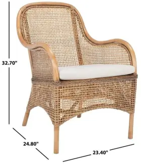 2172749791 Safavieh Ach6514a Charlie Rttn Acct Chair With Cush Reduced Price
