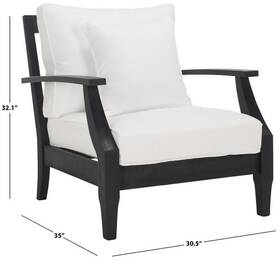 Safavieh Cpt1011e Martinique Wood Patio Armchair Reduced Price 2172793367