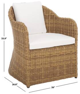 Safavieh Cpt2111a Melbourne Wicker Dining Chair Reduced Price 2172781837