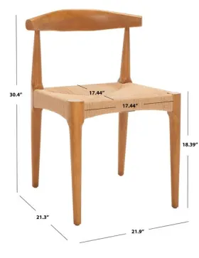 2172772069 Safavieh Dch1008a Dagney Woven Dining Chair Reduced Price
