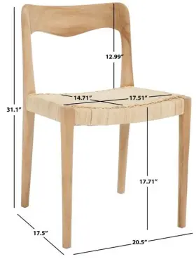2172749809 Safavieh Dch1204a Sezja Wicker Dining Chair Reduced Price