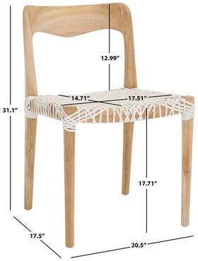 Safavieh Dch1205a Sezja Leather Dining Chair Reduced Price 2172778410