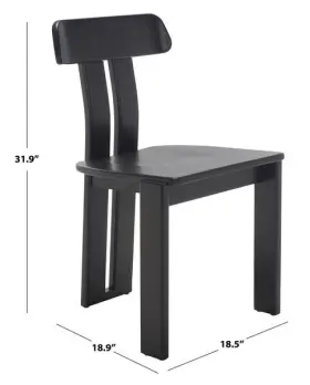 2172754066 Safavieh Dch8801c Cayde Wood Dining Chair Reduced Price