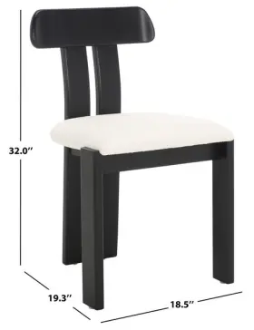 2172772845 Safavieh Dch8806e Cayde Boucle Seat Dining Chair Reduced Price