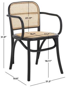 Safavieh Dch9503b Keiko Cane Dining Chair Reduced Price 2172783034