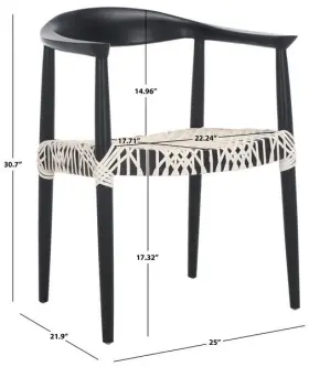 2172786488 Safavieh Fox1003c Bandelier Arm Chair Reduced Price