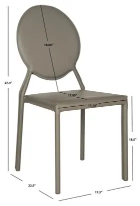 2172789741 Safavieh Fox2018h Warner Side Chair Reduced Price