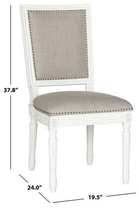 Safavieh Fox6229d Buchanan Rect Side Chair Reduced Price 2172786302
