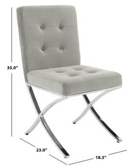 Safavieh Fox6300d Walsh Tufted Side Chair Reduced Price 4172700311