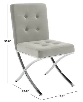 4172700311 Safavieh Fox6300d Walsh Tufted Side Chair Reduced Price