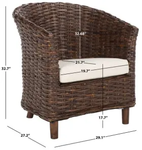2172777719 Safavieh Fox6501b Omni Barrel Chair Reduced Price