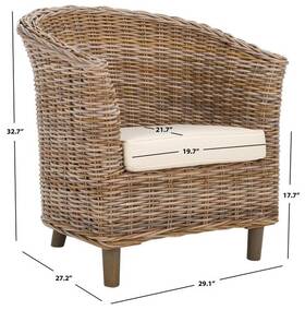 Safavieh Fox6501c Omni Barrel Chair Reduced Price 2172770786