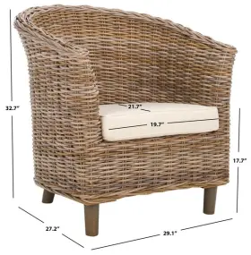 2172770786 Safavieh Fox6501c Omni Barrel Chair Reduced Price