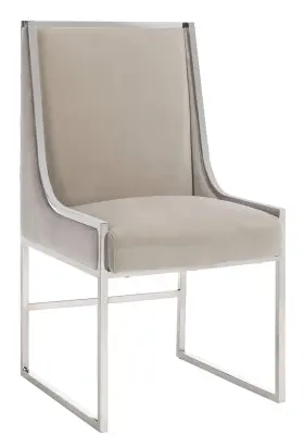 Knt7030a Safavieh Couture Collection Arteaga Giotto Almond Velvet Dining Chair