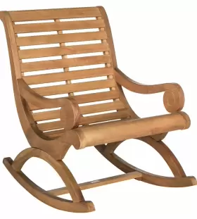 Pat7016b Safavieh Sonora Rocking Chair - Cushions Included